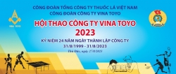 Hội Thao CNV Công ty Vina Toyo, kỷ niệm 24 năm ngày thành lập Công ty
