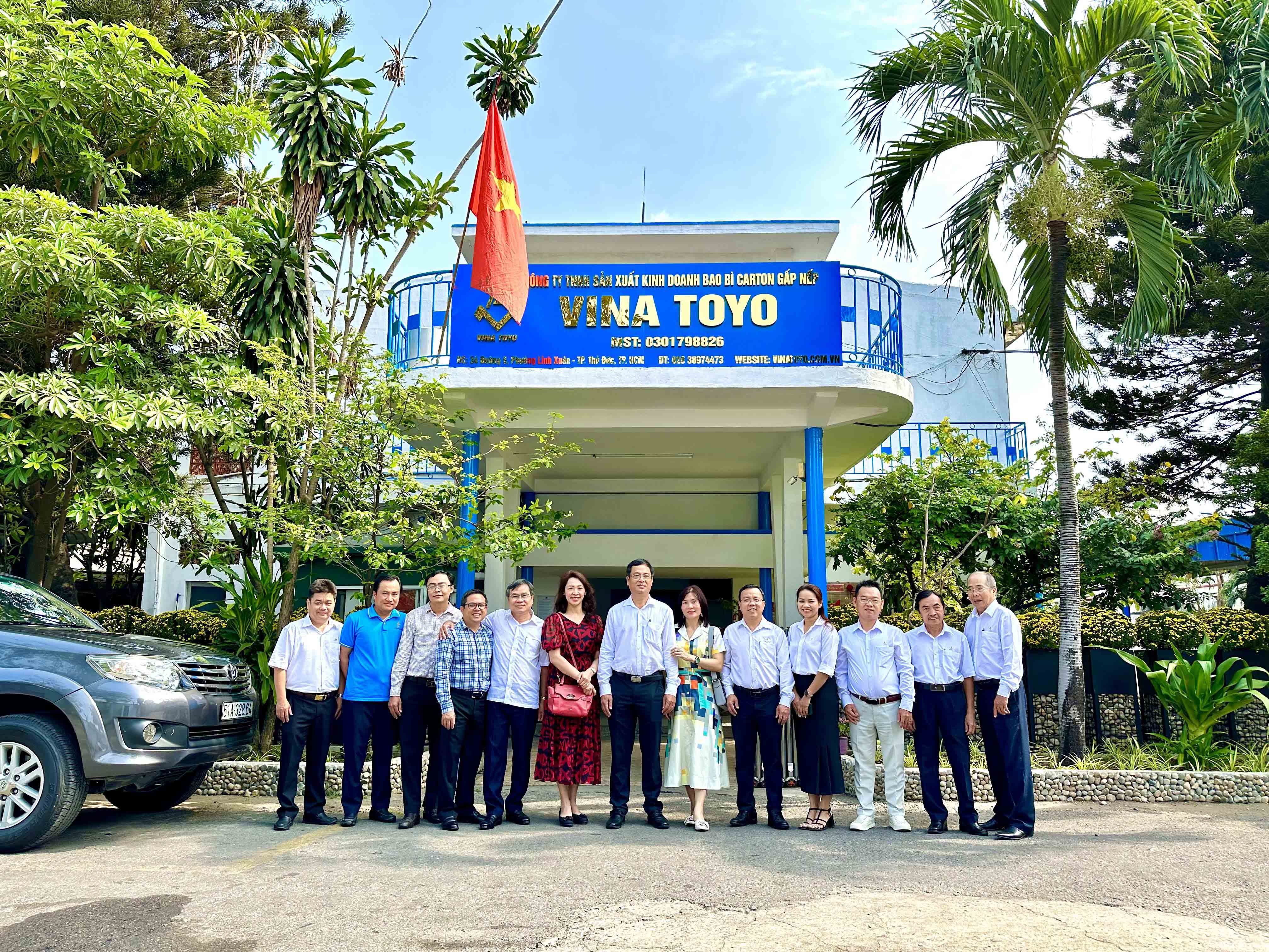 Ban lãnh đạo Tổng công ty & HĐTV Công ty ghé thăm và chúc Tết CBCNV Công ty nhân dịp đầu năm 2024