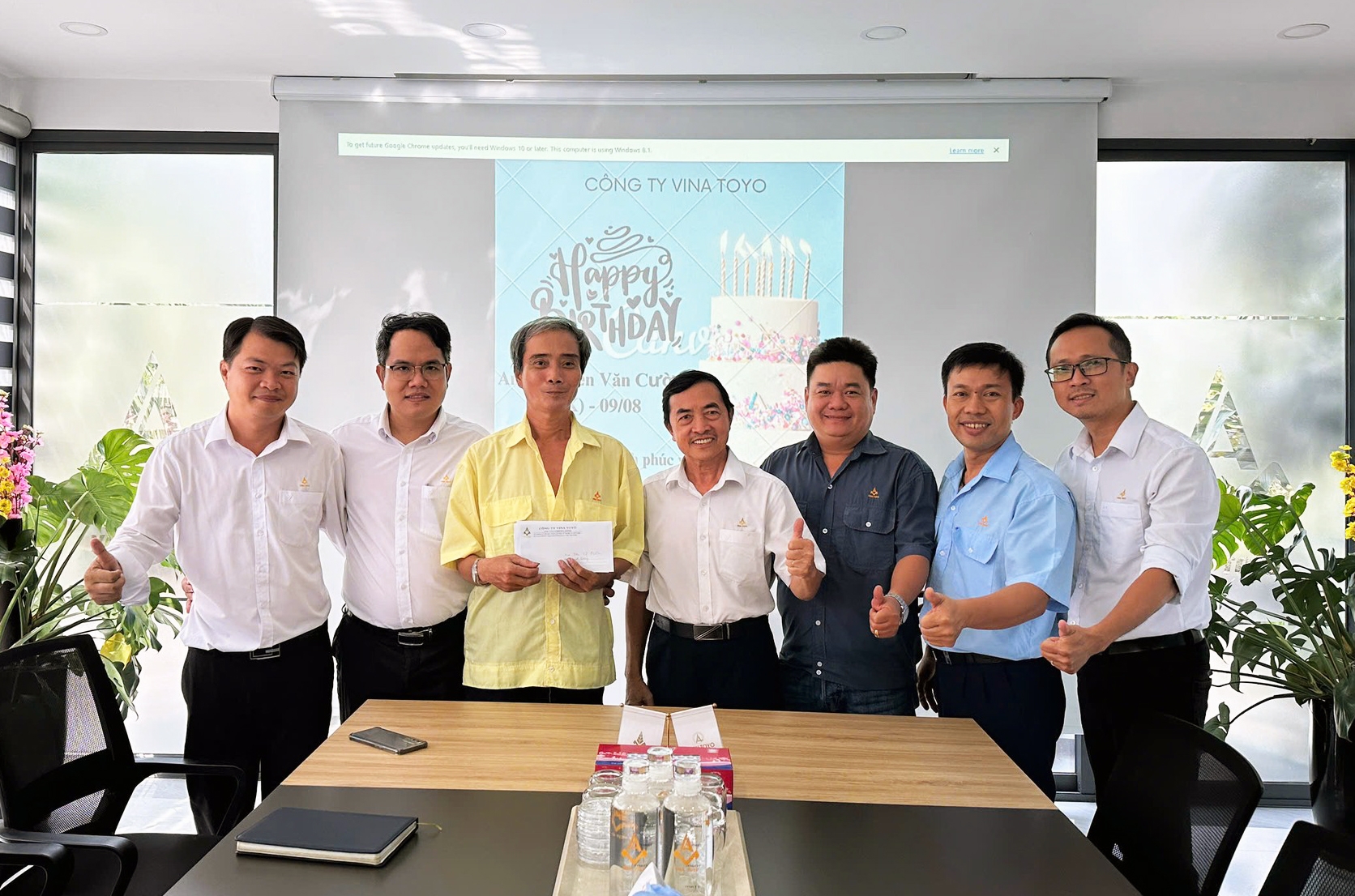 Chúc mừng sinh nhật các anh chị em công nhân viên tháng 8/2025