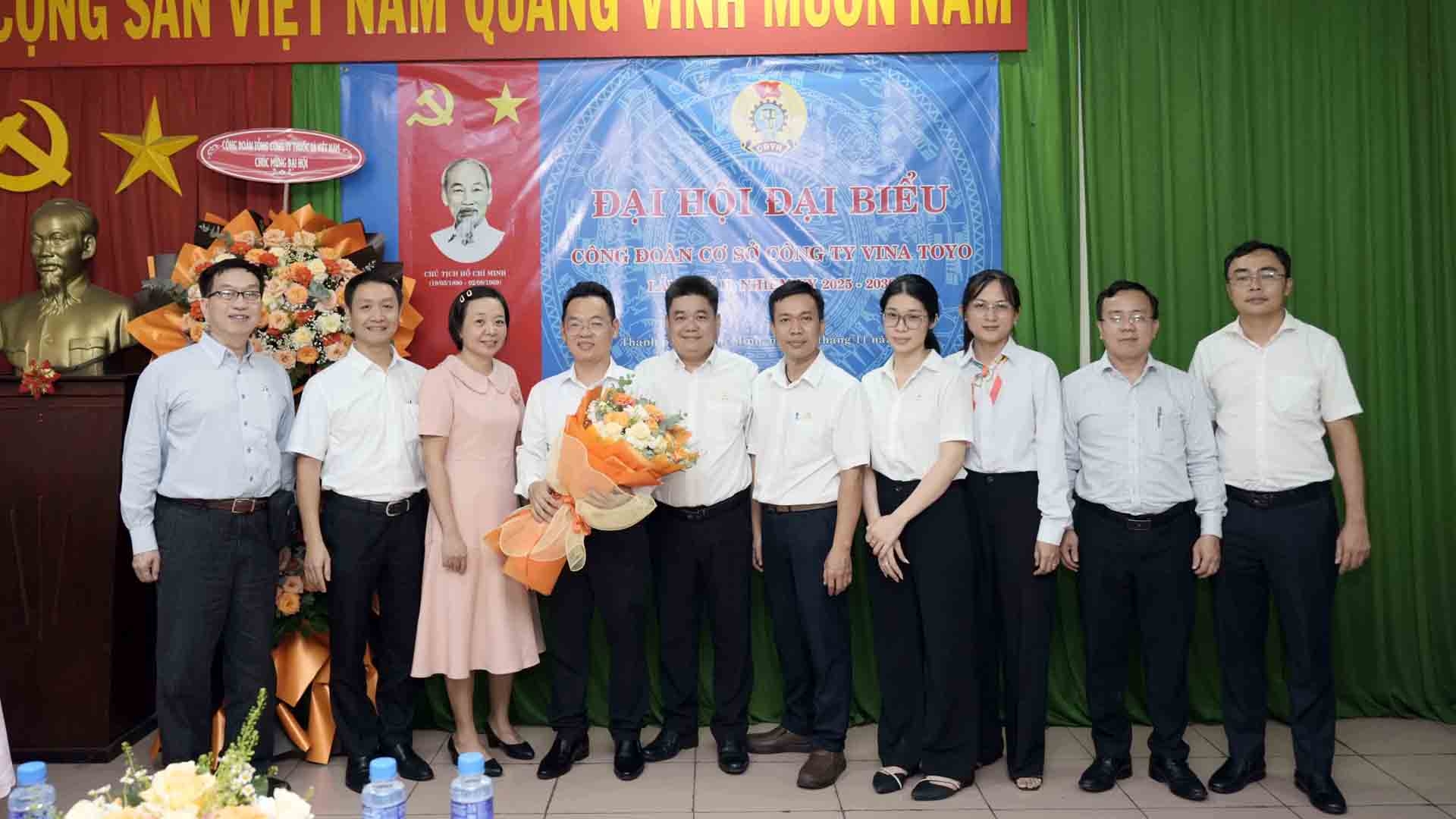 Đại hội Đại biểu Công đoàn cơ sở Công ty Vina Toyo 01/11/2025